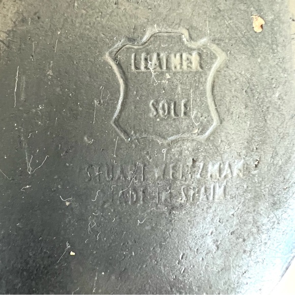 STUART WEITZMAN Lavender Snake Leather Silver Metal Heel Slingback Pump Sz 8.5 M - Picture 8 of 15